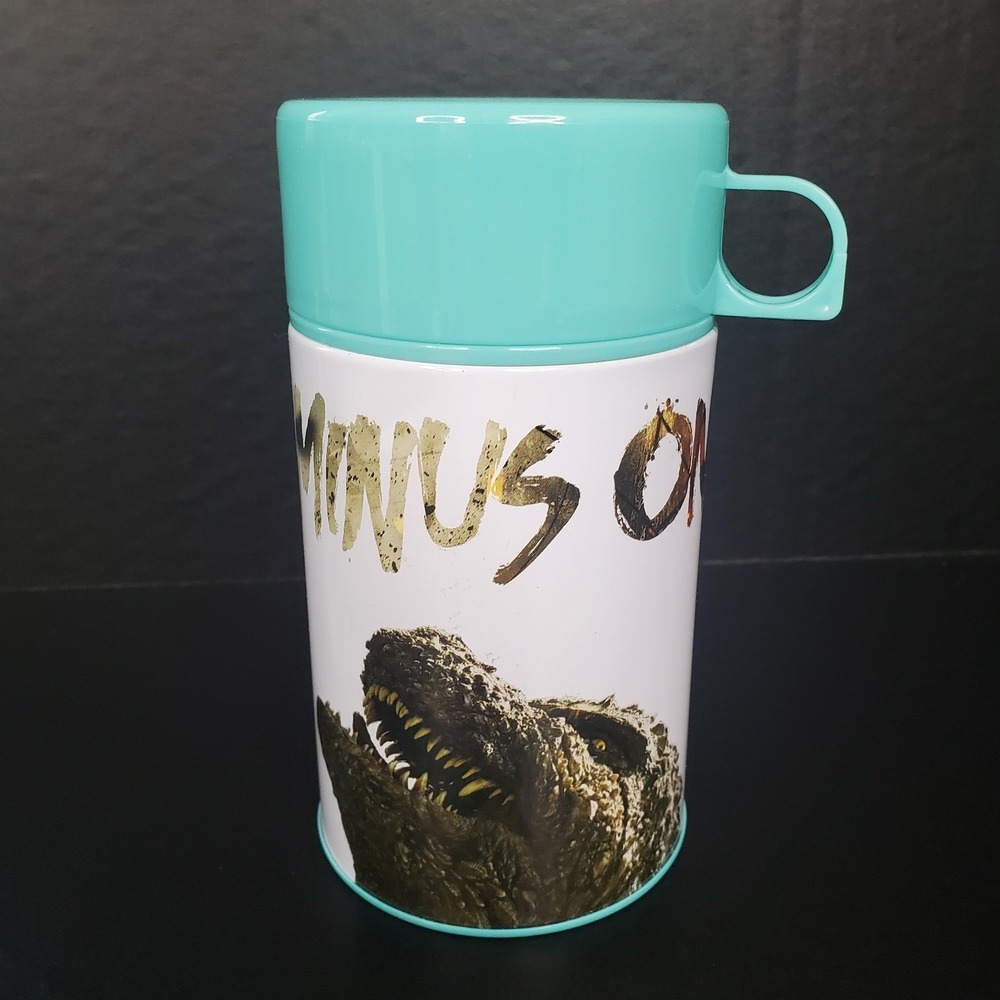 Godzilla Minus One 10 Oz‎ Beverage Container Built In Cup For Travel Lunch Bag